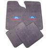 84-89 MUSTANG DARK/SVO/SMOKE GRAY FLOOR MATS W/ FORD RACING LOGO                                  