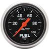 2 1/16"  Autometer Sport Comp Fuel Pressure Gauge