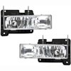90-98 SILVERADO OR SIERRA CLEAR DIAMOND HEADLIGHTS, PAIR                                          