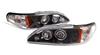 94-98 MUSTANG BLACK PROJECTOR HEADLIGHTS        