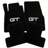2011 MUSTANG BLACK FLOOR MATS W/ SILVER GT LOGO 