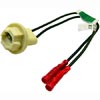79-04 MUSTANG LICENSE LIGHT & SIDE MARKER BULB SOCKET WITH WIRING PIGTAIL                         