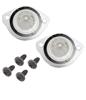 79-93 MUSTANG LICENSE LIGHT LENS AND SCREW KIT                                                    