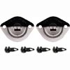 94-04 MUSTANG LICENSE LIGHT LENS KIT - INCLUDES 2 LENSES AND 4 SCREWS                                                                               
