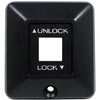 82-86 MUSTANG DOOR LOCK SWITCH BEZEL, FITS BOTH SIDES                                             