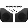 87-93 MUSTANG BLACK DOOR SPEAKER GRILLE KIT     
