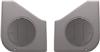 87-93 MUSTANG TITANIUM GRAY DOOR SPEAKER GRILLES, SOLD AS PAIR                                    