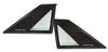 87-93 MUSTANG HATCHBACK QUARTER WINDOW PAIR, FORD ORIGINAL CARLITE                                