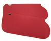85-86 MUSTANG CANYON RED CLOTH SUN VISORS       