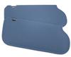 84-89 MUSTANG REGATTA BLUE CLOTH  SUN VISORS    