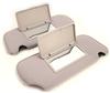 90-92 MUSTANG TITANIUM GRAY CLOTH SUN VISORS WITH MIRROR                                          