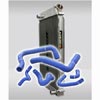 86-93 MUSTANG 5.0L ALUMINUM RADIATOR KIT WITH BLUE SILICONE HOSE KIT FOR MANUAL TRANSMISSION      