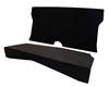 79-93 MUSTANG COUPE REAR SEAT DELETE, BLACK       