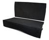 83-93 MUSTANG CONVERTIBLE REAR SEAT DELETE, BLACK                                                 