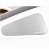 05-09 MUSTANG BRUSHED ALUMINUM QUARTER WINDOW COVER WITH SHELBY LOGO                              