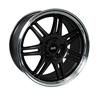 1994-04 Wheel, Sve, Black, 5 Lug, 18X9, 24Mm Offset