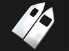05-09 MUSTANG POLISHED BILLET COUPE WINDOW SWITCH PLATES, NO LOGO                                 