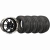 94-04 WHEEL & TIRE KIT, SVE, BLACK, 5 LUG, 17X9 & 17X10.5                                         